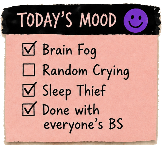 Today's mood checklist