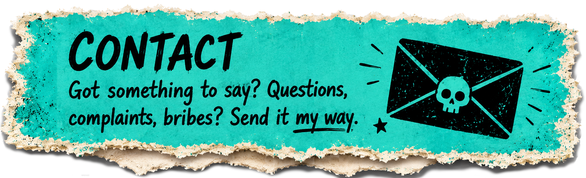 Contact page banner
